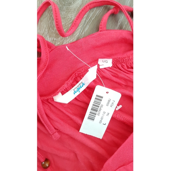 la Vie en Rose Aqua Beach Coverup Dress - Picture 4 of 4